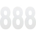 FX Number 8 White 6" by Factory Effex