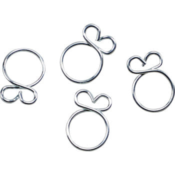 Wire Clamp Refill Kit Silver 4 Pack by All Balls