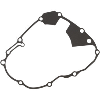 The Honda Magneto Cover Gasket by Cometic is a thin, black AFM gasket with multiple bolt holes, a smooth edge, and fits flush to seal the magneto cover on Honda engines or machinery components.