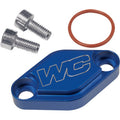 Parking Brake Block Off Plate Blue by Works Connection