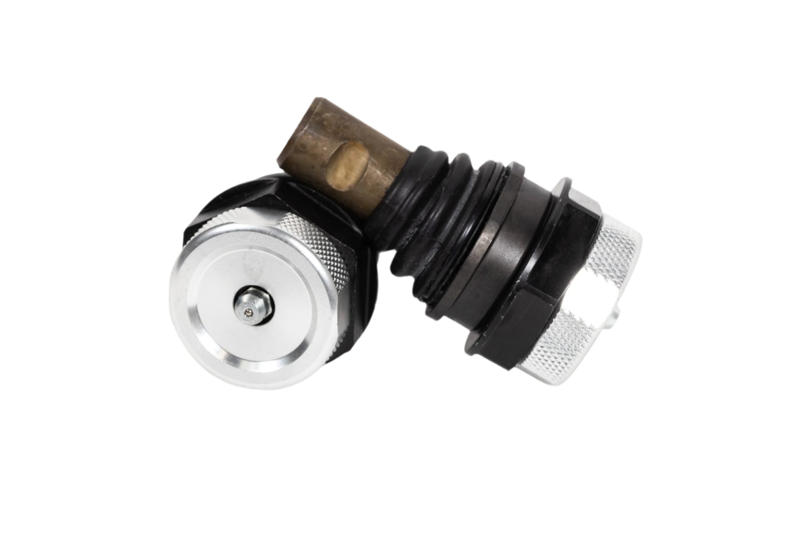 Heavy Duty Polaris Ball Joint by Black Ops Machine - 07-10-05 - Assembled Front Side Angled Close Up View