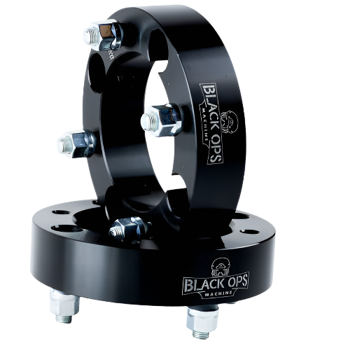 Honda Talon 1.0in Wheel Spacers by Black Ops Machine - 08-70-10 - Front Angled Close Up View