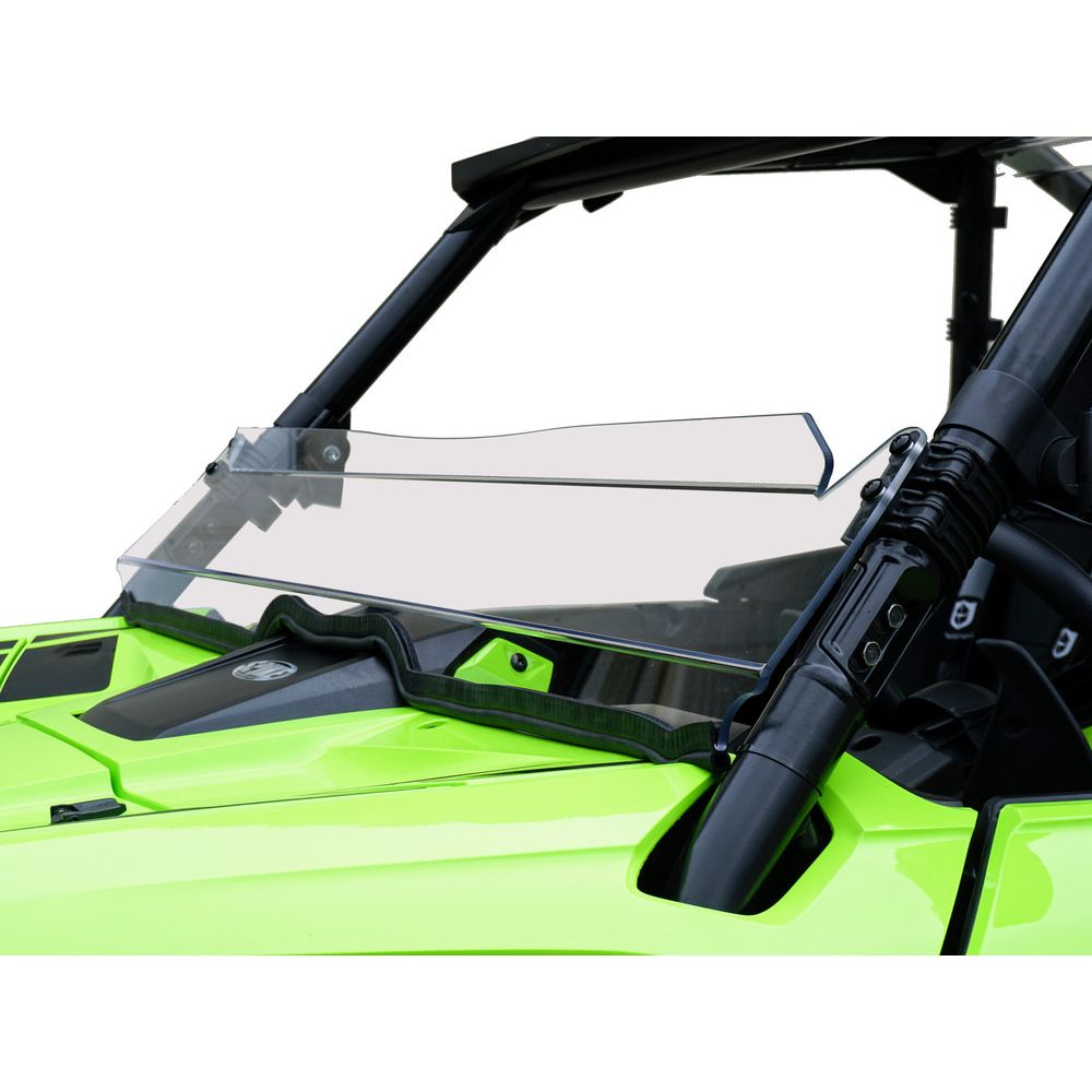 Honda Talon Clear Half Windshield by Spike - 77-2850 - Exterior Front Angled Close Up View