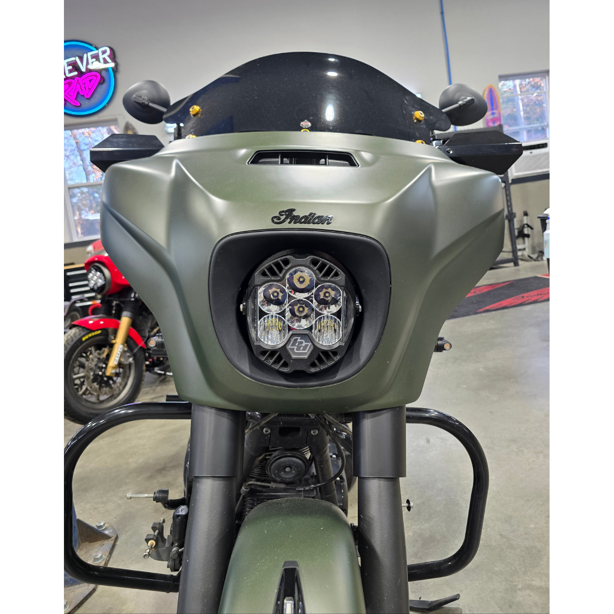 Forever Rad LP6 LED Headlight for Indian Motorcycles - Witchdoctors