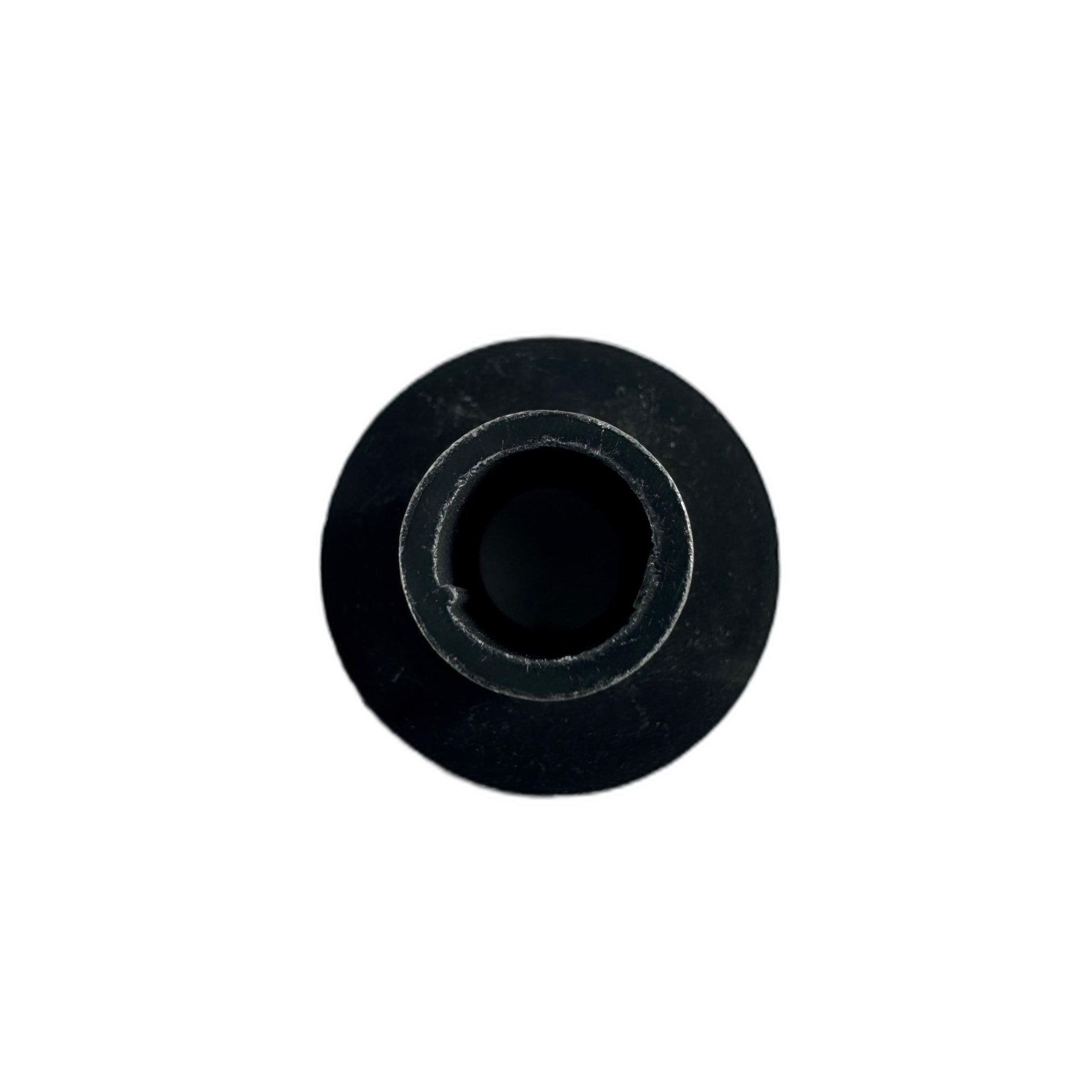 A black circular Collar by Kawasaki with a central hollow opening, shown from above on a white background—commonly used as OEM part 92143-1946 for Kawasaki ATV or UTV models.