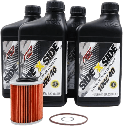 KU-104 Oil Change Kit - 4 Quarts 10w40 1 HF-152 Filter 1 O-Ring and 1 aluminum cometic crush washer