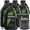 Kawasaki 10W-40 Oil Change Kit - 4-Quart - 2009-2013 Mule 4010 Diesel By Kawasaki