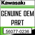 Front Door Cover Decal, Left, Lower by Kawasaki