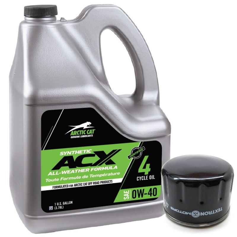 Arctic Cat ACX 0W-40 Synthetic Oil Change Kit - Gallon - 2017-2020 Stampede & Havoc by Arctic Cat