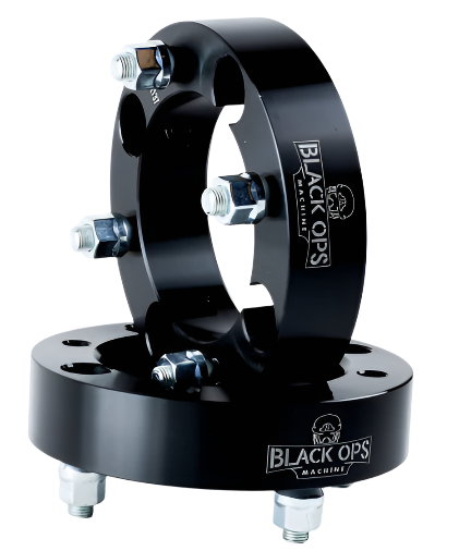 Kawaskai Teryx Wheel Spacers by Black Ops Machine - 08-50-15 - Front Angled Close Up view