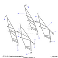 BODY: SIDE NETS - 2020 POLARIS RANGER CREW 1000 FULL SIZE EPS FO