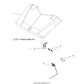 BODY: HOOD LATCH - 2021 POLARIS RANGER 570 FULL SIZE