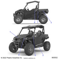 BODY: DECALS (2) - 2023 POLARIS GENERAL XP 1000 PREMIUM
