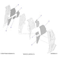 BODY: PILLAR FOAM AND LINERS - 2024 POLARIS XPEDITION XP NORTHSTAR