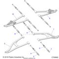 SUSPENSION: FRONT CONTROL ARMS - 2025 POLARIS RANGER 1000 XP CREW TEXAS EDITION