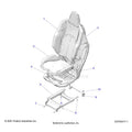 BODY: SEAT ASM. PASSENGER - 2024 POLARIS XPEDITION XP NORTHSTAR