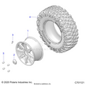 WHEELS: REAR - 2020 POLARIS GENERAL 1000 DELUXE
