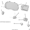 ELECTRICAL: DASH INSTRUMENTS - 2018 POLARIS RANGER 1000 EPS