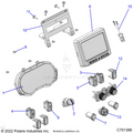 ELECTRICAL: DASH INSTRUMENTS - 2022 POLARIS RANGER CREW XP 1000 NORTHSTAR ULTIMATE TRAIL BOSS EVAP