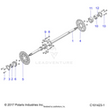 SUSPENSION: REAR AXLE - 2025 POLARIS RANGER 150 EFI