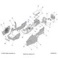 BODY: CENTER CONSOLE - 2024 POLARIS XPEDITION ADV 5 ULTIMATE