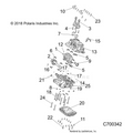 ENGINE: CRANKCASE & CRANKSHAFT - 2023 POLARIS RANGER CREW XP 1000 NORTHSTAR ULTIMATE TRAIL BOSS