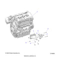 ENGINE: MOUNTING & LONG BLOCK - 2025 POLARIS RANGER XD 1500 NORTHSTAR ULTIMATE