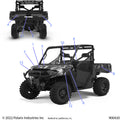 BODY: DECALS GRAPHICS - 2022 POLARIS RANGER XP 1000 BIG GAME EVAP