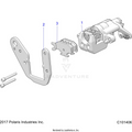 BRAKES: REAR CALIPER - 2018 POLARIS RANGER 150 EFI