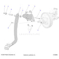 BRAKES: FOOT PEDAL - 2024 POLARIS RANGER XD 1500 NORTHSTAR