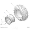 WHEELS: REAR - 2020 POLARIS RANGER CREW 1000 EPS FULL SIZE