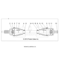 DRIVE TRAIN: FRONT DRIVE SHAFT - 2016 POLARIS RANGER CREW 1000 DIESEL