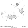 ELECTRICAL: HEADLIGHTS & TAILLIGHTS - 2021 POLARIS RANGER CREW XP 1000 TRAIL BOSS EVAP