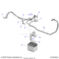 ELECTRICAL: BATTERY - 2022 POLARIS GENERAL 1000 PREMIUM EPS