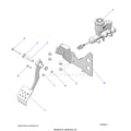 BRAKES: PEDAL & MASTER CYLINDER - 2025 POLARIS RANGER 570 PREMIUM