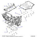 CHASSIS: FRAME - 2022 POLARIS RANGER 570 RIDE COMMAND