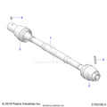 DRIVE TRAIN: FRONT PROP SHAFT - 2024 POLARIS GENERAL XP 1000 SPORT