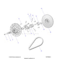 DRIVE TRAIN: SECONDARY CLUTCH - 2026 POLARIS RANGER 570 CREW EPS