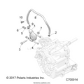 DRIVE TRAIN: MAIN GEARCASE MOUNTING - 2019 POLARIS RANGER CREW XP 1000 EPS NORTHSTAR