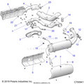 ENGINE: EXHAUST SYSTEM - 2022 POLARIS RANGER 1000 FULL SIZE PREMIUM WINTER