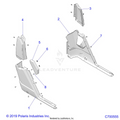 BODY: ROCKER PANELS - 2019 POLARIS RANGER 1000 FACTORY CHOICE
