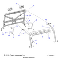 CHASSIS: CAB FRAME - 2019 POLARIS RANGER XP 1000 NORTHSTAR FACTORY CHOICE