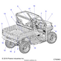 BODY: DECALS - 2020 POLARIS RANGER XP 1000 NORTHSTAR ULTIMATE