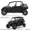 BODY: DECALS - 2022 POLARIS GENERAL XP 4 SPORT 1000 HUNTER