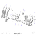BRAKES: REAR CALIPER - 2023 POLARIS RANGER 570 CREW FULL SIZE