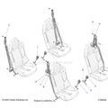 BODY: SEAT BELT MOUNTING - 2026 POLARIS GENERAL XP 4 1000 PREMIUM