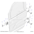 BODY: DOOR MOUNTING FRONT - 2026 POLARIS RANGER XD 1500 NORTHSTAR MOUNTAINEER EDITION CREW