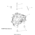 DRIVE TRAIN: FRONT GEARCASE MOUNTING - 2018 POLARIS RANGER EV LIION