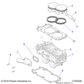 ENGINE: CYLINDER & PISTON - 2020 POLARIS RANGER XP 1000 EPS NORTHSTAR RIDE COMMAND