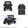 BODY: DECALS - 2021 POLARIS RANGER XP 1000 EPS NORTHSTAR